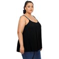thumbnail image 4 of Débardeur Fluide pour Femme Camisole avec Spaghetti Réglable Casual Cami Débardeur, 4 of 7