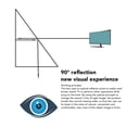 thumbnail image 3 of Lie Down Eyeglasses, 90 Degree Refractive Prism Lazy Glasses  For Reading, 3 of 8