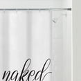 thumbnail image 3 of Mainstays Get Naked PEVA Shower Curtain, Black, 3 of 5