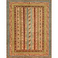thumbnail image 1 of Ahgly Company Indoor Rectangle Abstract Metallic Gold Abstract Area Rugs, 2' x 5', 1 of 6