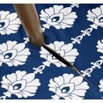 thumbnail image 3 of Vargottam Indoor/OutdoorRoundTablecloth 58 pouces avec trou de parapluie & Zip, imperméable à l'eau TableCloth, TableCovers pour la table arrière -Royal Blue, 3 of 7