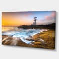 thumbnail image 2 of Phare sur Beau Bord de Mer - Art Mural sur Toile, 2 of 4