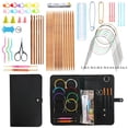 thumbnail image 4 of 100Pcs/22Pcs DIY 22 Sizes Crochet Hooks Needles Stitches Knitting Craft Case Crochet set Weaving Tools Sewing Tools, 4 of 7
