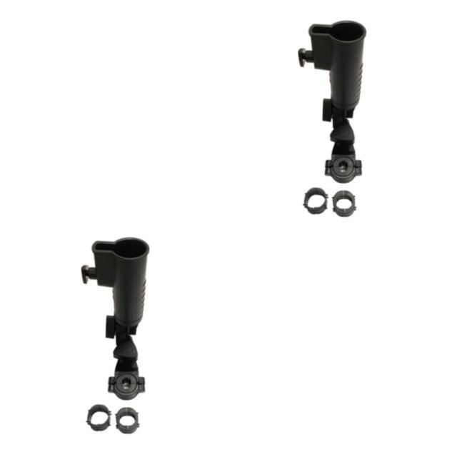 relayinert Golfing To Next Level Universal Golf Push Cart Umbrella Holder Outdoor 2Set