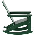 thumbnail image 3 of Palms Modern Adirondack Plastic Outdoor Rocking Chairs (Set of 4), 3 of 8