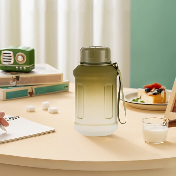 Bwomeauty Accessoires de Sport, 1 Pce Seau de Grande Capacité 850 ml pour Sports et Mise en Forme d'Été en Plein Air avec Passoire à Thé et Gobelet d'Eau à Dégradé Givré, Cadeaux des Fêtes