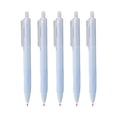 thumbnail image 2 of Gel Pens 0.5mm Fine Point Black Ink | 5 Pack Smooth Writing Frosted Non-Slip Grip | Multicolor Professional Office Journal Note Pens | Durable Clip | 2ml Each | 15cm Size | Gift Set, 2 of 6