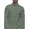thumbnail image 4 of Atasi Cotton Slub Printed Fashion For Men Asymmetric Button Down Kurta For Men, 4 of 5
