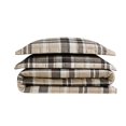 thumbnail image 4 of TRULY SOFT Paulette à Carreaux Taupe Grand Lit Simple TG Ensemble de Courtepointe 2 Pcs, 4 of 4