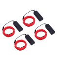 thumbnail image 1 of Portable Battery Pack Neon Lights Strip, Neon Wire Light 4 Dynamic Lighting Modes Flexible Long Lasting 4PCS Pink 16.4ft Length  for Handcraft Projects, 1 of 7