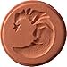 thumbnail image 3 of JBK Pottery Terra Cotta Cookie Stamps (Moon), 3 of 4