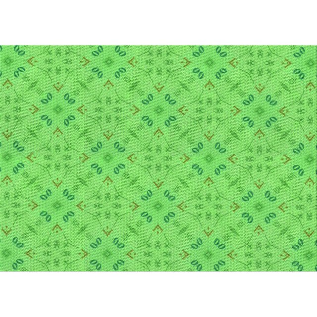 Ahgly Company Machine Washable Indoor Rectangle Transitional Emerald Green Area Rugs, 5' x 8'