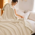 thumbnail image 4 of Clearance Tyidzon Fleece Blanket Super Soft Cozy Throw Blanket, Lightweight Fuzzy Comfy Textured Flannel Blanket Warm Plush Throw Blanket for Couch, Sofa, Bed, 4 of 6