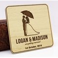 thumbnail image 1 of Rustic Wedding Save The Date Wooden Magnet 30 Custom Engraved Wooden Magnet Personalized Gift, 1 of 2