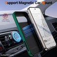 thumbnail image 5 of KOMI for Google Pixel 9 Pro XL Case, Slim Fit Case for Pixel 9 Pro XL with Metal Ring Holder Kickstand, Dual Layer Shockproof Protective Phone Case for Google 9 Pro XL 6.8", Green, 5 of 5