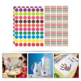 thumbnail image 3 of 1400pcs Blank Colored Dot Stickers Round Dot Label Stickers Adhesive Circle Stickers, 3 of 8