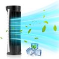 thumbnail image 2 of Dvruxg Smart Tower Fan, Bladeless Fan, LED Lights, USB Powered Fan, Oscillating Fan, Mini Vertical Fan, for Bedroom Indoor, 2 of 5