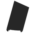 thumbnail image 4 of Elodie Pleated Temporary Shades Blinds Easy to Fit Install for Kitchen Polyester Fiber Black 90x180cm, 4 of 8