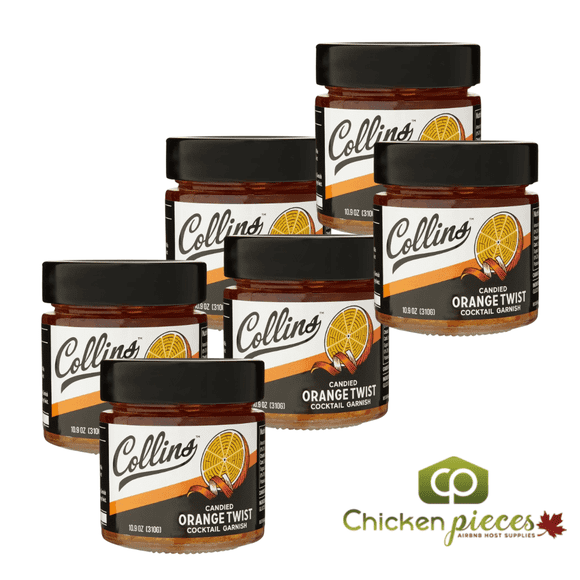 Collins Orange Twist in Syrup 10.9 oz./322.3 ml