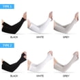thumbnail image 4 of Manchons de Bras Rafraîchissants Hommes Femmes Protection Solaire Manchons de Bras Longs Couvre-Bras pour Cyclisme Conduite Course Golf Football Basketball, 4 of 7