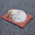 thumbnail image 4 of Simulation Cute Cat Kitten Sound Plush Doll Toy with Sleeping Mat Home Decor, 4 of 8