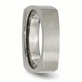 thumbnail image 4 of Bague Carrée en Titane 6mm Satin Taille 12.5, 4 of 6