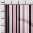 thumbnail image 1 of oneOone Rayon Pastel Pink Fabric Stripes Dress Material Fabric Print Fabric By The Yard 56 Inch Wide-R8C, 1 of 4