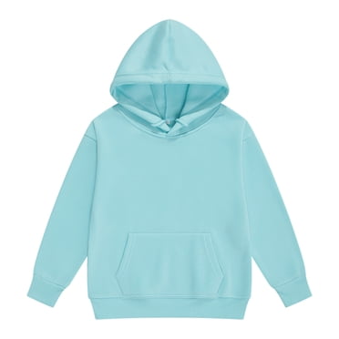 AJIWYH Chandails pour Filles Garçons Filles et Tout-Petits Chandail à Capuchon à Enfiler Chandails pour Enfants Chandails à Capuchon Bleu, 4-5 Ans