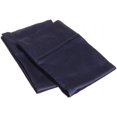 thumbnail image 1 of 400 Thread Count Égyptien Coton Roi Taie d'Oreiller Ensemble Solide Bleu Marine, 1 of 1