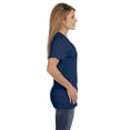 thumbnail image 3 of Hanes Womens Nano-T V-Neck T-Shirt, XS, Vintage Navy, 3 of 3