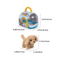 thumbnail image 3 of LSLJS Children's Toy Set Plush Toys Electric Rabbit Simulation Puppy Will Walk Will Bark Will Nodding Wagging Tail Children's Play House Toys Kids Toys, 3 of 9