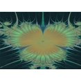 thumbnail image 1 of Ahgly Company Machine Washable Indoor Rectangle Transitional Green Area Rugs, 8' x 10', 1 of 7