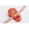 thumbnail image 2 of jinwen Outdoor Caving Rescuing Lifting Rock Climbing Fixed Rope Pulley Gear 26KN Orange, 2 of 5