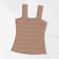 thumbnail image 4 of LSLJS Womens Summer Solid Tank Tops Neck Crop Tops Flower Spring Going Out Tops Slim Crop Cami Wide Straps Sleeveless Shirts Top, Womens Tank Tops, 4 of 9