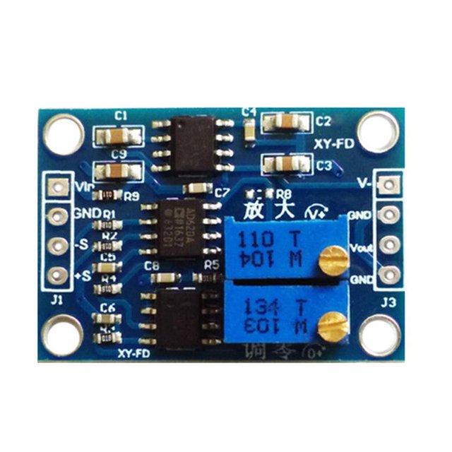 ZheElen High Accuracy UV/MV Voltage Small Instrumentation Amplifier AD620 Voltage Amplifier