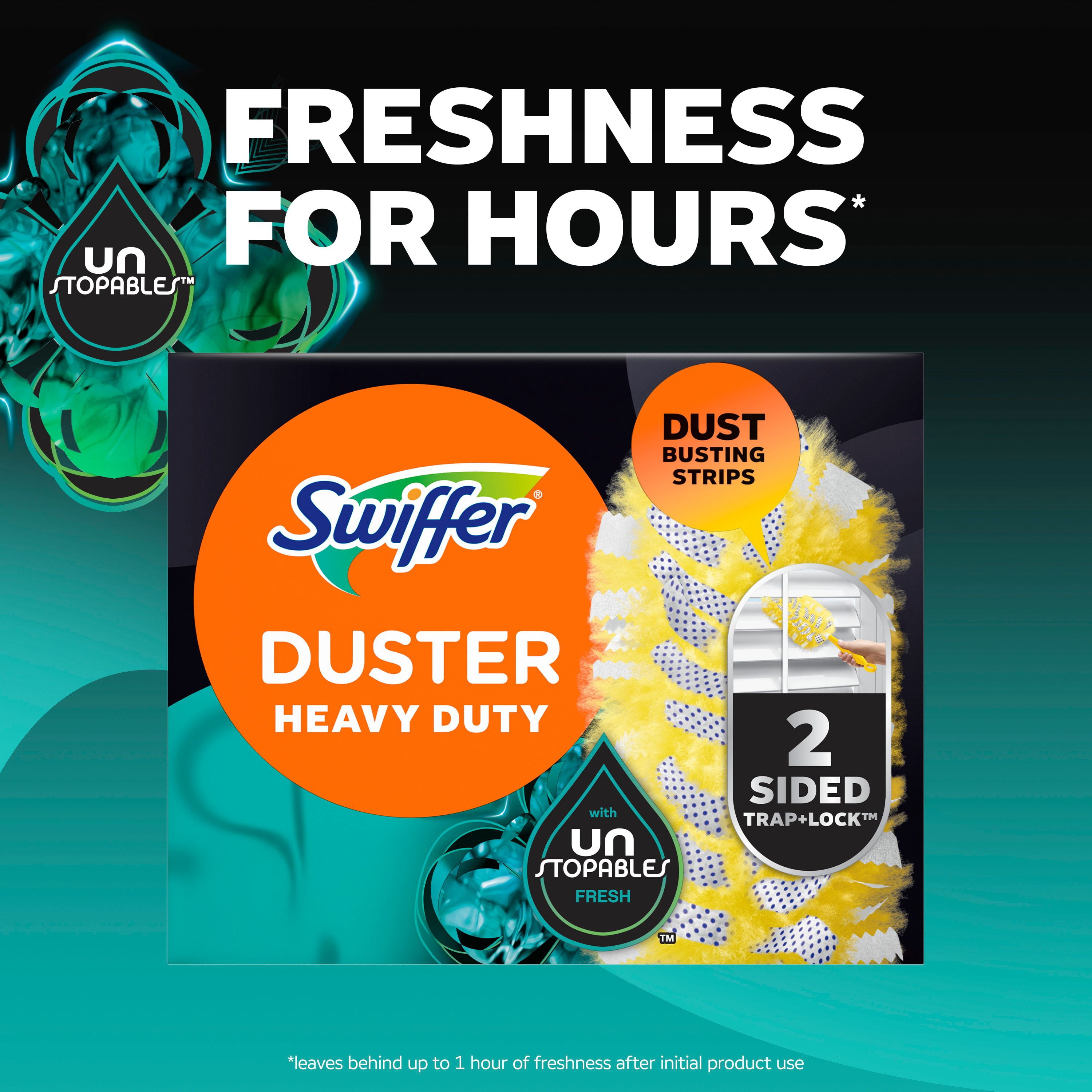 Swiffer Plumeaux Ultra Résistants Multi-Surfaces Recharges de Plumeau pour le Nettoyage, Non Parfumé, 11 Unités