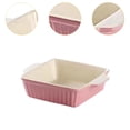 thumbnail image 2 of DOLITY Ceramic Bakeware Casserole Dishes for Oven for Barbecues Camping Restaurants Square, 2 of 9