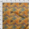 thumbnail image 3 of oneOone Tissu Viscose Chiffon Jaune Feuille Tropicale avec Texture Matériel de Robe Tissu Imprimé Tissu au Mètre 42 Pouces de Large, 3 of 4