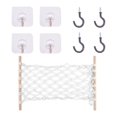 thumbnail image 4 of Hanging Fruit Baskets for Kitchen Home Kitchen Fruit Hanging Basket Cotton Rope Hand-Woven Storage Basket Fruit Basket for Kitchen Counter Hanging Fruit Basket for Kitchen, 4 of 8