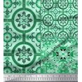 thumbnail image 3 of Soimoi Velvet Fabric Damask Patchwork Printed Fabric 1 Yard 58 Inch Wide, 3 of 3