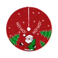 thumbnail image 4 of Jupe de Noël, Tablier de Base de Noël, Tapis de Noël Rustique Réutilisable Classique pour Santa Claus 90cm, 4 of 9