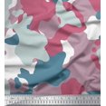 thumbnail image 1 of Soimoi Rayon Fabric Multicolor Camouflage Printed Fabric 1 Yard 42 Inch Wide, 1 of 1