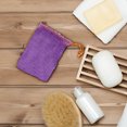 thumbnail image 4 of Birdeem 1 Pieces Bar Soap Pouch,Soap Saver Bag Natural Sisal Exfoliating Soap Pouch,Mesh Bags Drawstring for Foaming and Drying the Soap Bars Shower Soap Bag (Purple, 4 X 5 In), 4 of 7