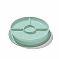 thumbnail image 1 of Oxo Tot - Stick & Stay Suction Divided Plate - Opal - 6 months +, 1 of 5