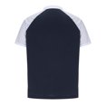 thumbnail image 4 of EGNMCR T-Shirts pour Homme Hommes Décontracté Uni Col Rabattu Chandail Patchwork Fermeture Éclair Manches Courtes Blouse Cadeaux pour Hommes, 4 of 7