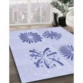 thumbnail image 3 of Ahgly Tapis Rectangulaire Lavable en Machine Intérieur Lavande Bleu, 6 Pieds x 9 Pieds, 3 of 7