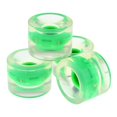 thumbnail image 1 of koolsoo 4pcs 70mm Replacement Wheels for Longboard Skateboard Cruiser LIGHT UP Green, 1 of 9