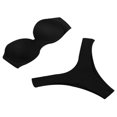 thumbnail image 3 of Women Summer Two-piece Bikini Set Push-up Padded Tube Top Triangle, 3 of 6