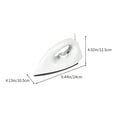 thumbnail image 2 of Bwiyojiz Kitchen Small Appliances Clothes Iron for Home Use without Adding Water Temperature Control Ironing Painting Drilling Wrinkle Removing Sleek Soleplate Dry, Gifts for Sister, White, 2 of 6