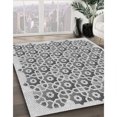 thumbnail image 3 of Ahgly Company Tapis Rond Lavable en Machine Intérieur Transitionnel Gris Clair, 5 Pieds Rond, 3 of 7